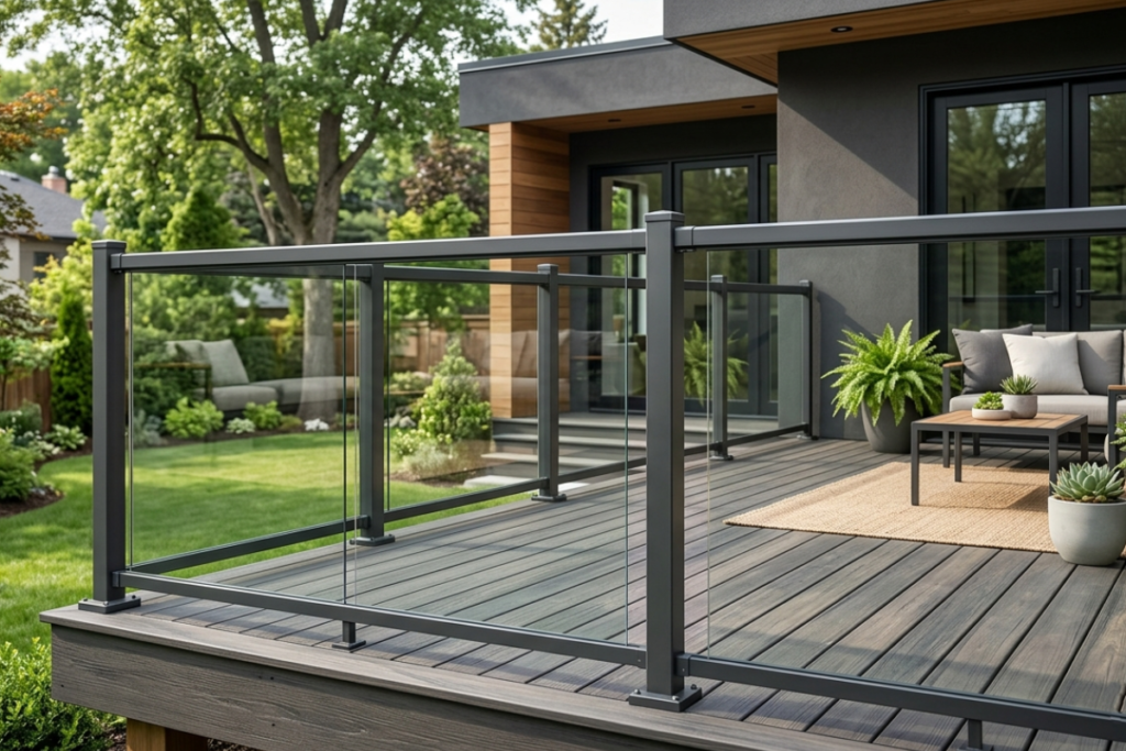 Royal Railings – Aluminum and glass deck railing installation across Toronto and GTA